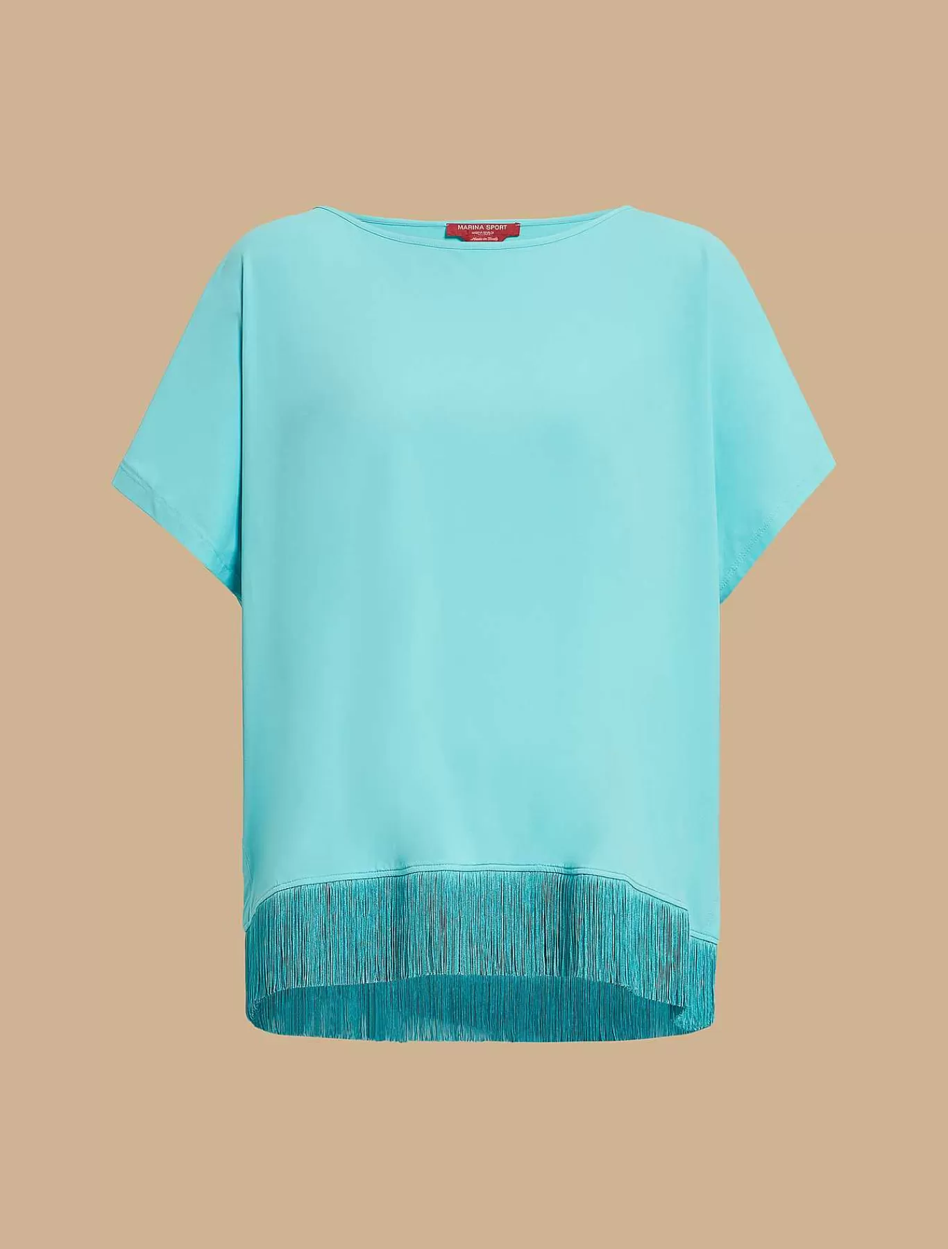 Shop Tunique En Jersey Avec Franges Femmes Autres Accessoires