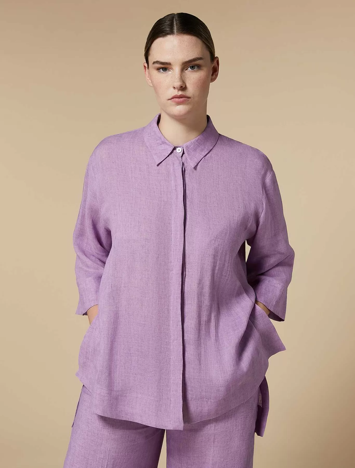 Clearance Tunique En Lin Femmes Blouses Et Chemises