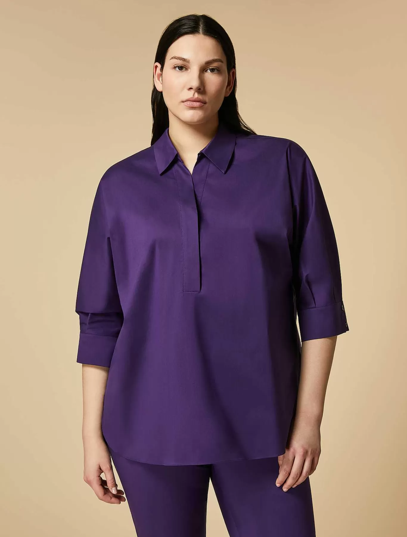 Clearance Tunique En Popeline Femmes Blouses Et Chemises