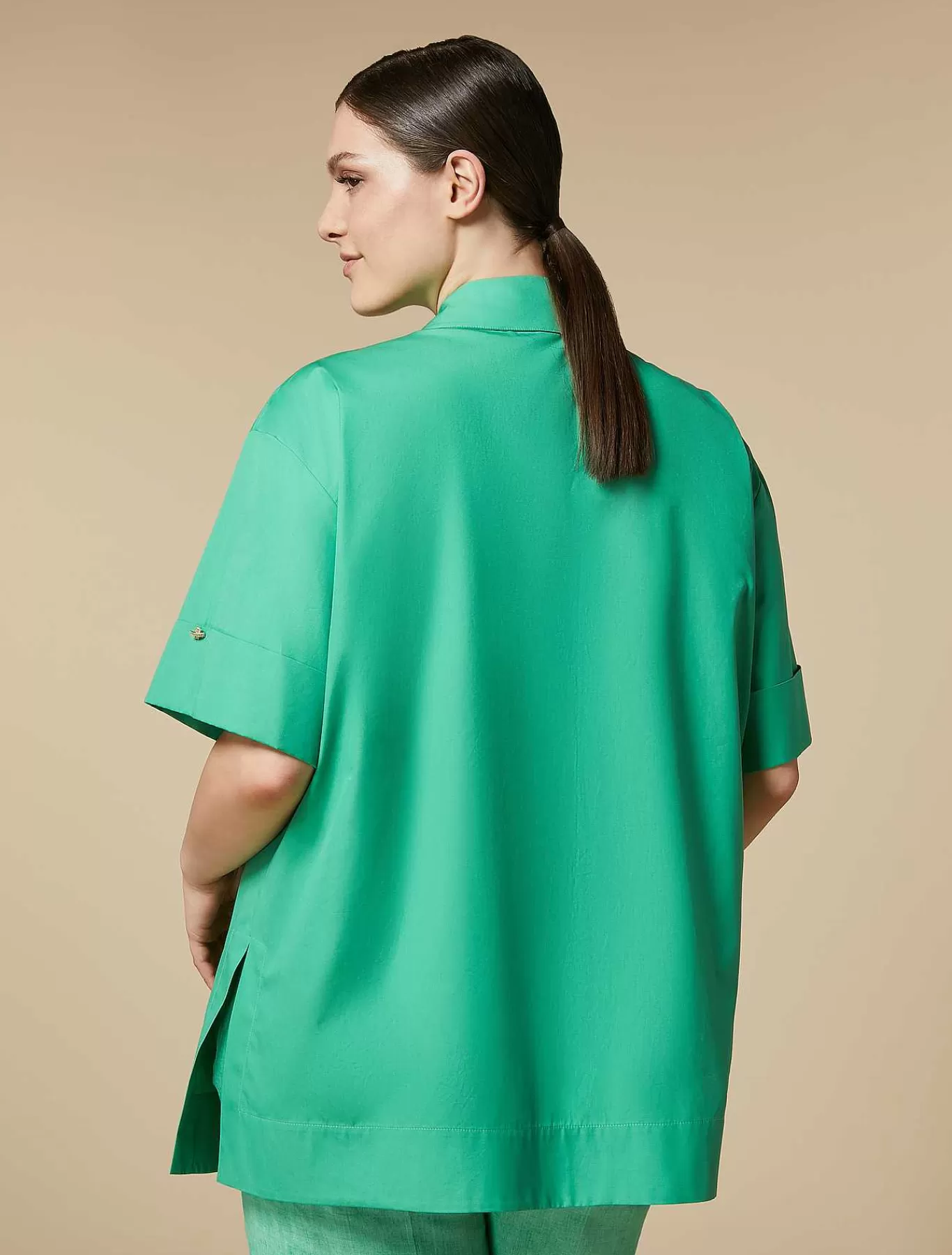 Outlet Tunique En Popeline Femmes Blouses Et Chemises