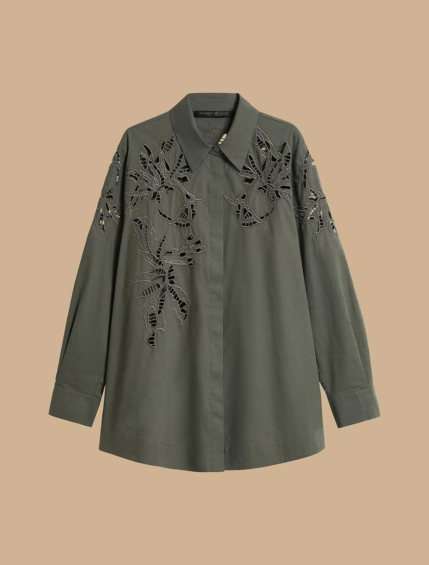 Sale Tunique En Popeline Brodee Femmes Blouses Et Chemises