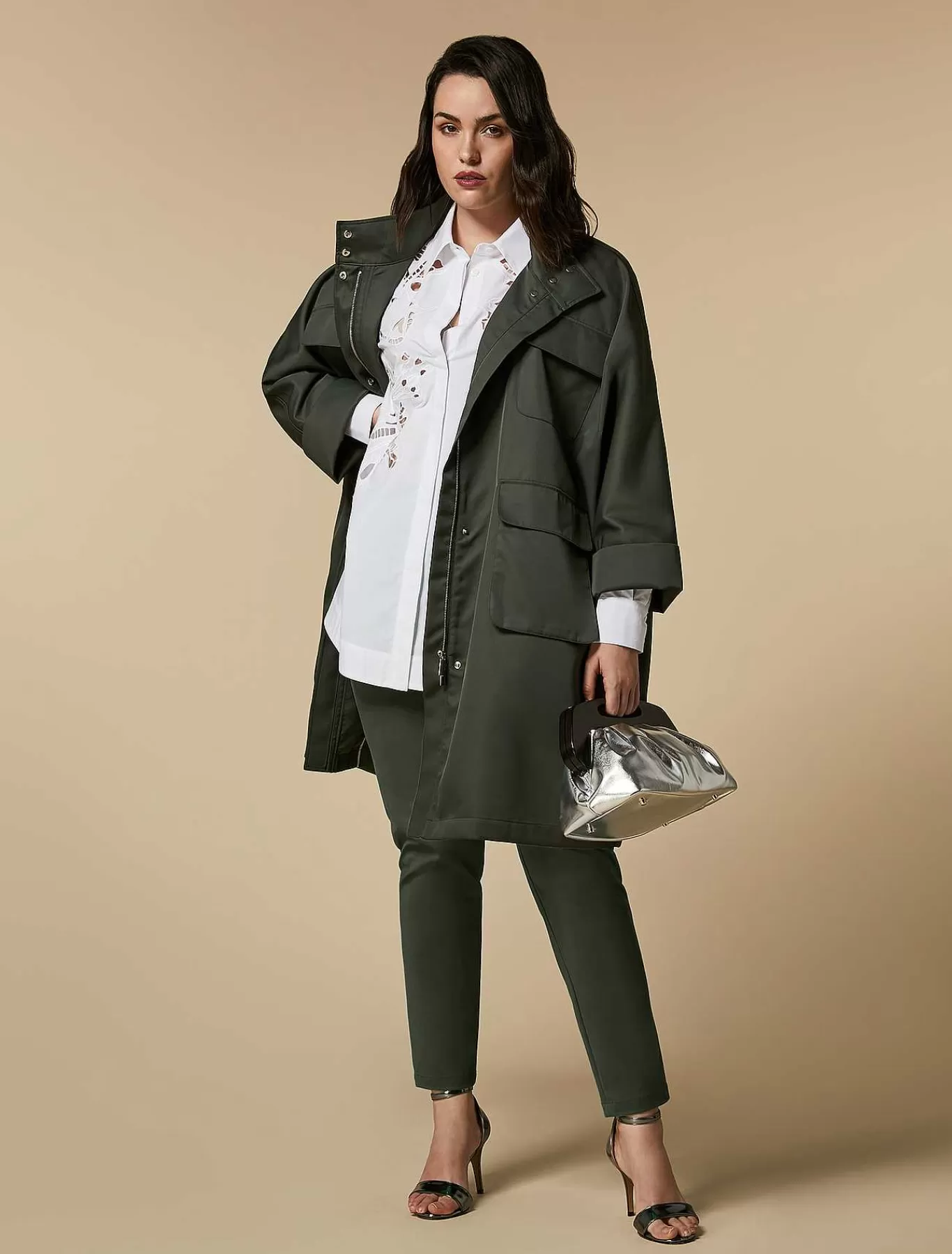 Online Tunique En Popeline Brodee Femmes Blouses Et Chemises