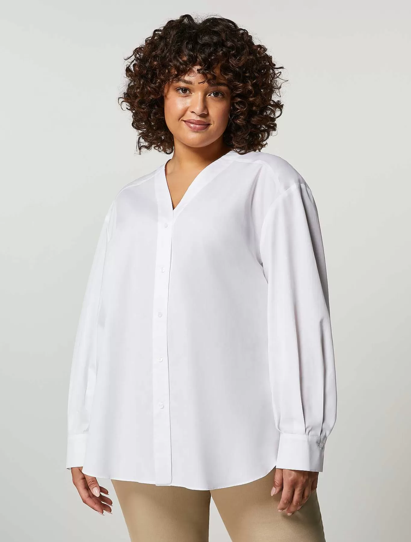 Outlet Tunique En Popeline De Coton Femmes Blouses Et Chemises