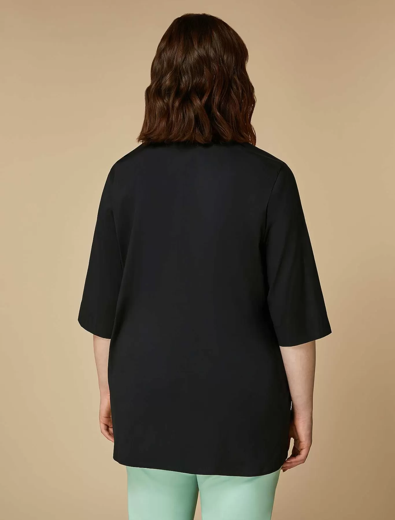 Shop Tunique En Popeline De Coton Melange Femmes Blouses Et Chemises