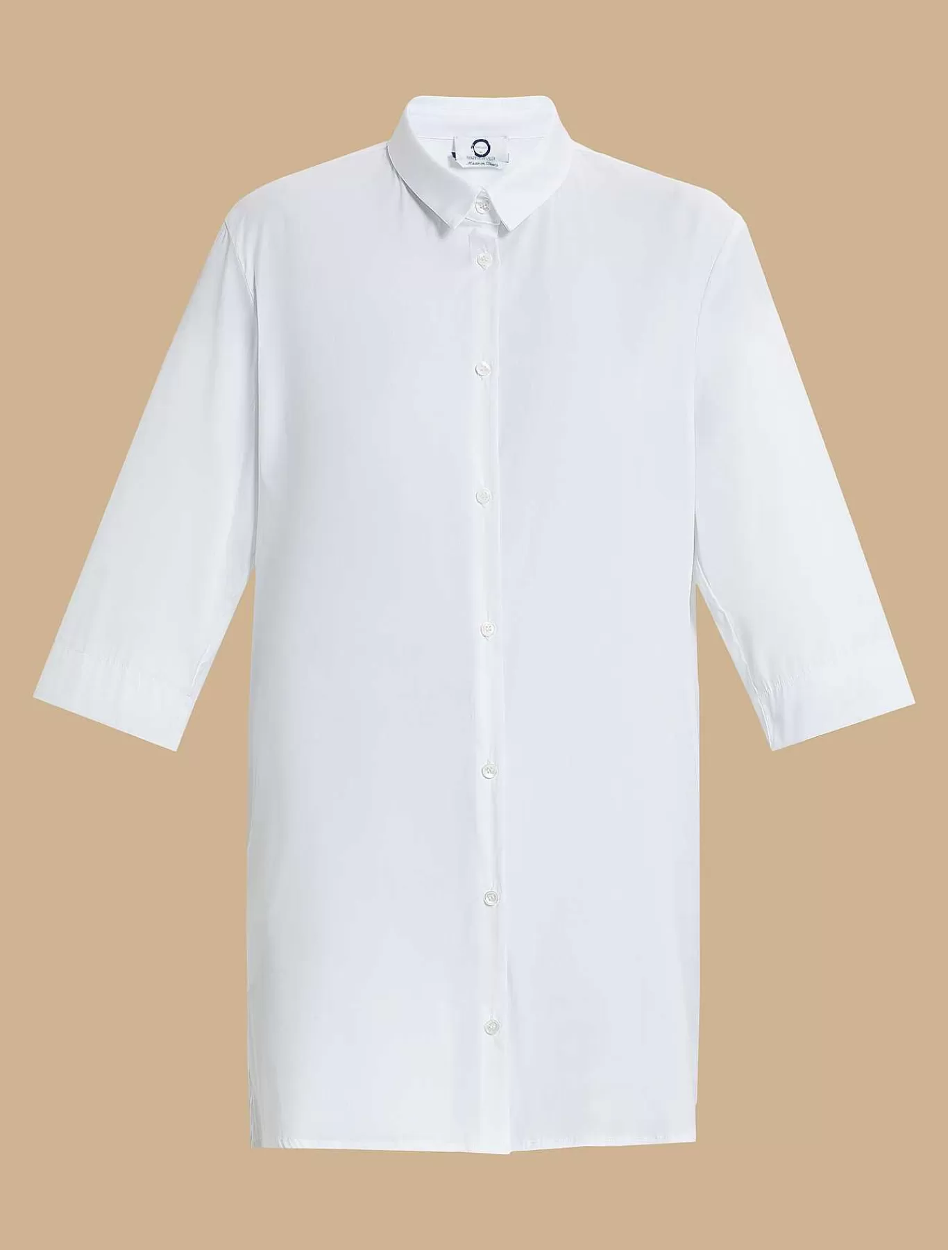 Hot Tunique En Popeline De Coton Melange Femmes Blouses Et Chemises