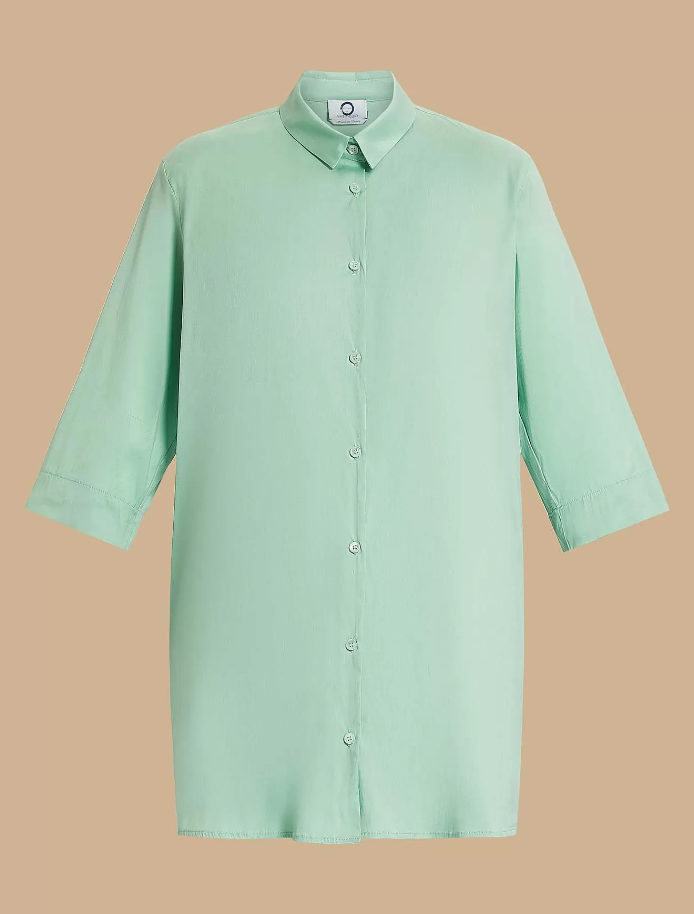 Online Tunique En Popeline De Coton Melange Femmes Blouses Et Chemises