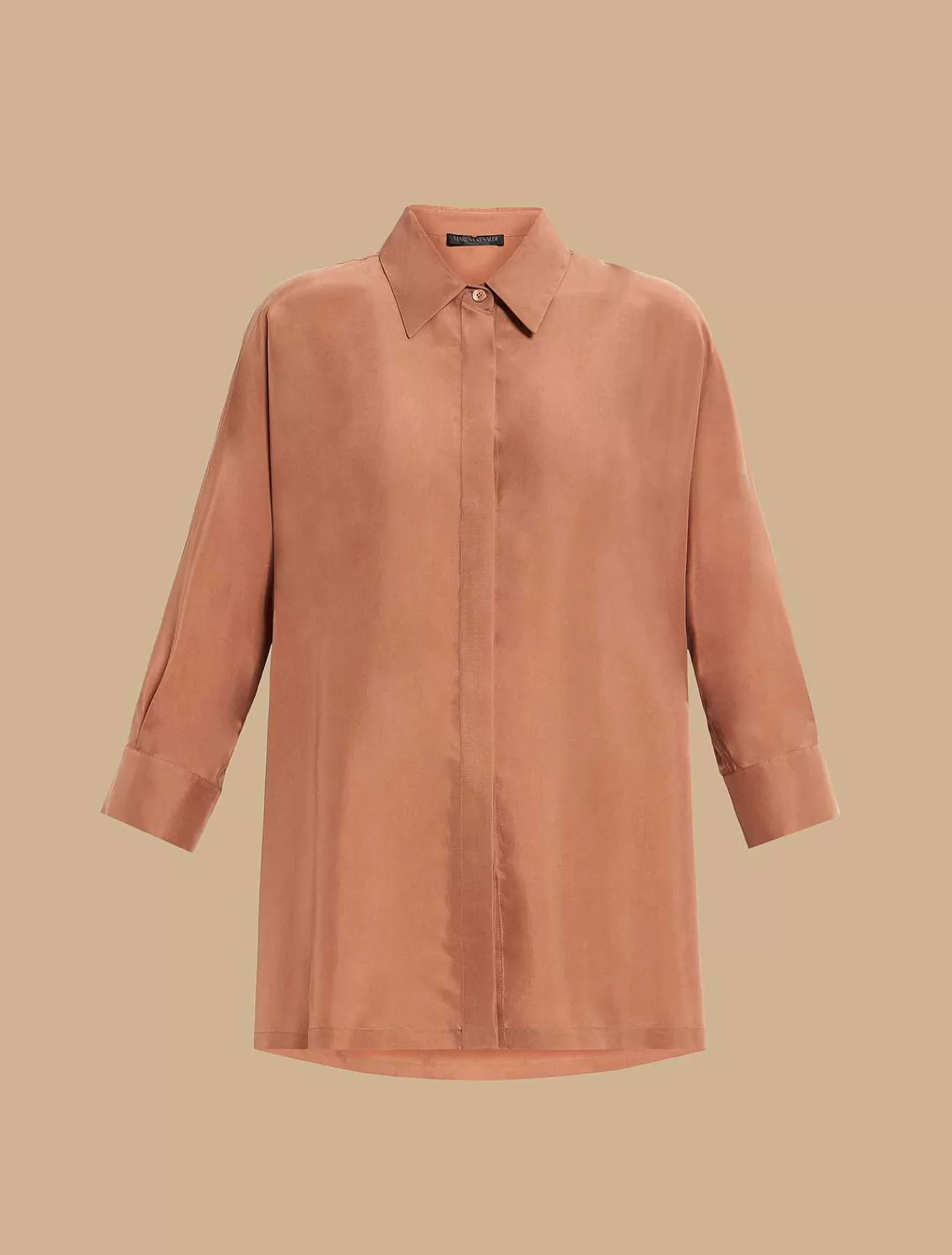 Hot Tunique En Soie Femmes Blouses Et Chemises
