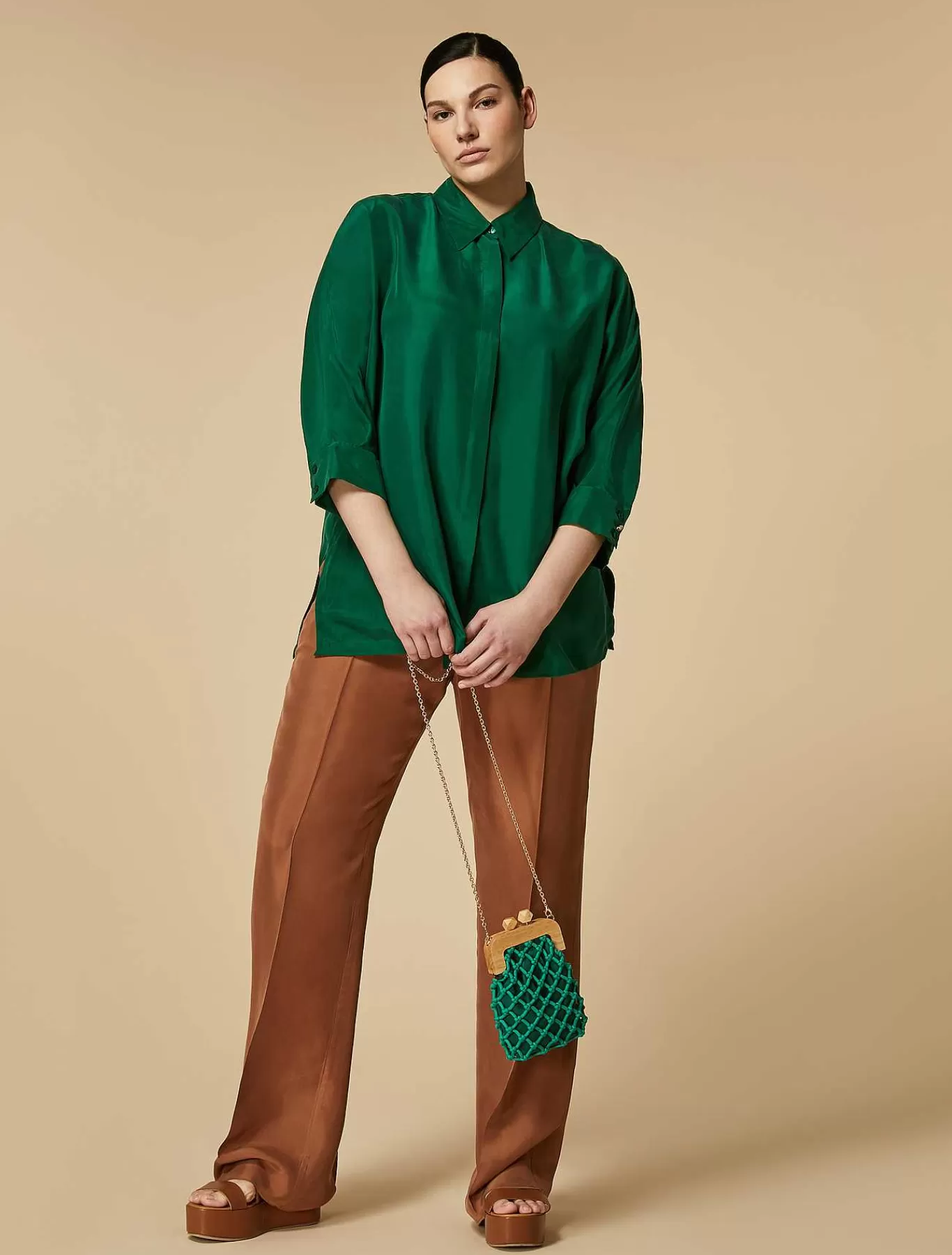 Flash Sale Tunique En Soie Femmes Blouses Et Chemises