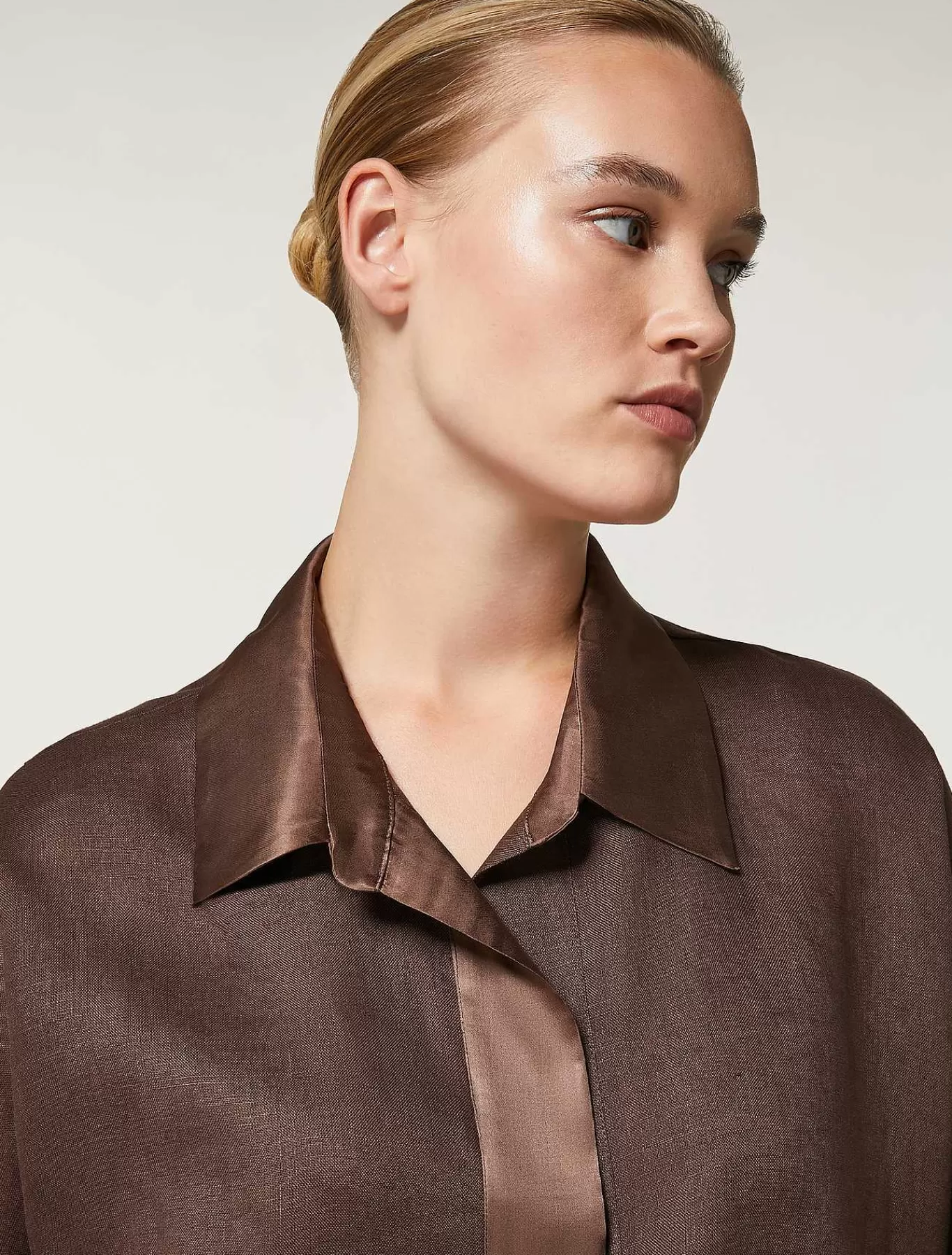 Outlet Tunique En Toile De Lin Femmes Blouses Et Chemises