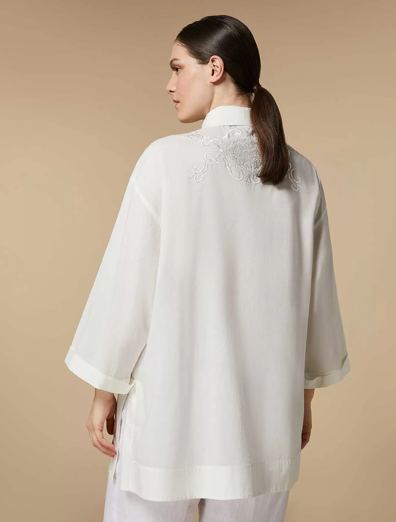 Store Tunique En Voile A Sequins Femmes Blouses Et Chemises