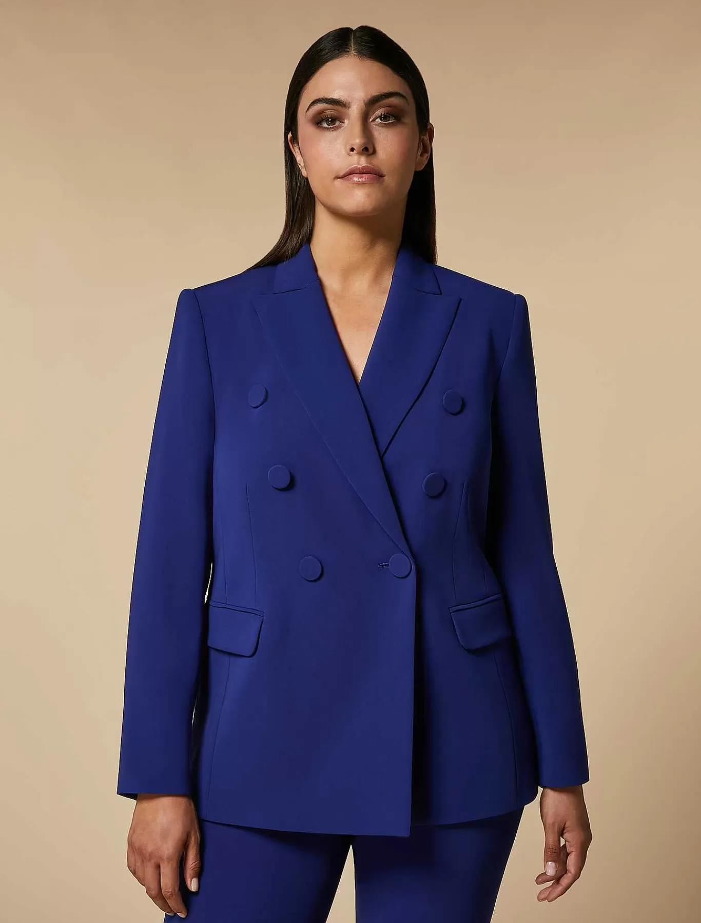 Cheap Veste Blazer A Double Boutonnage En Triacetate Femmes Vêtements De Cérémonie