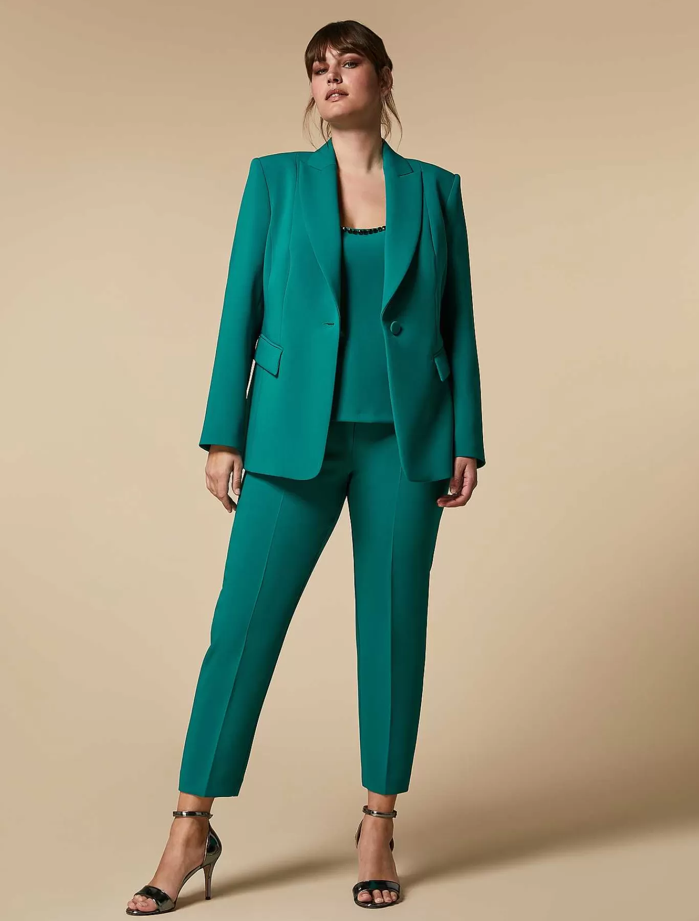 Store Veste Blazer En Crepe Femmes Vêtements De Cérémonie