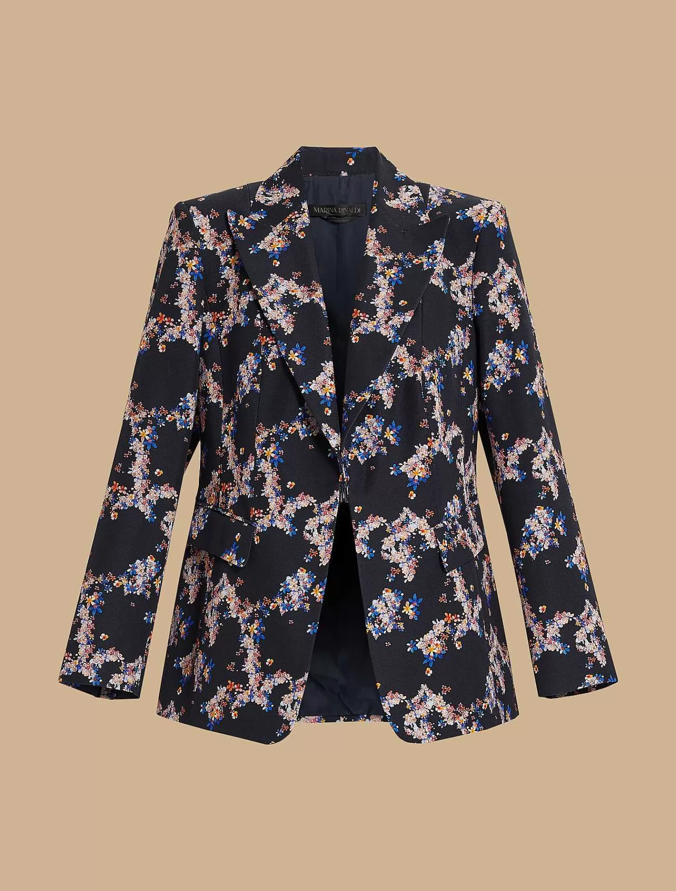 Clearance Veste Blazer En Faille Imprimee Femmes Vêtements De Cérémonie
