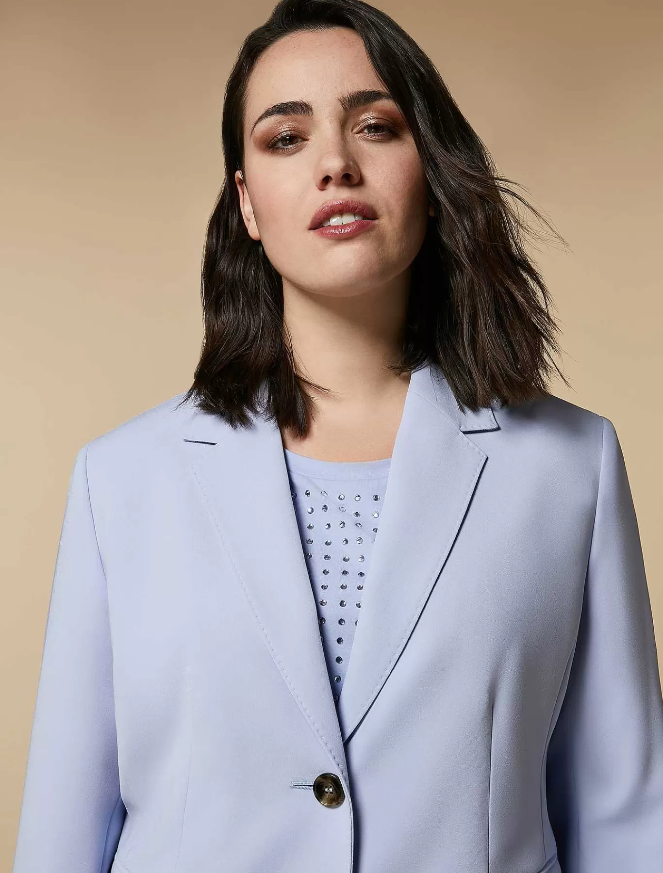 Clearance Veste En Cady Triacetate Femmes Essentiel