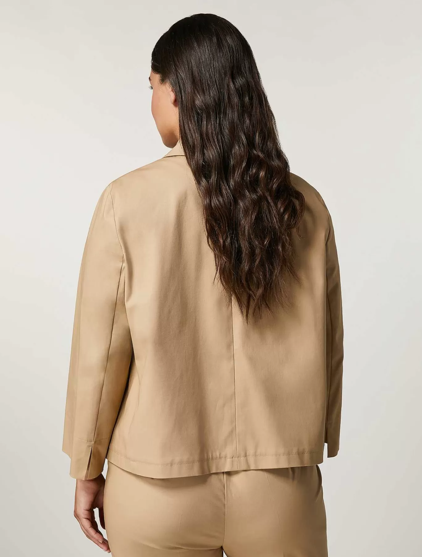 New Veste En Gabardine De Coton Femmes Veste Et Blazers
