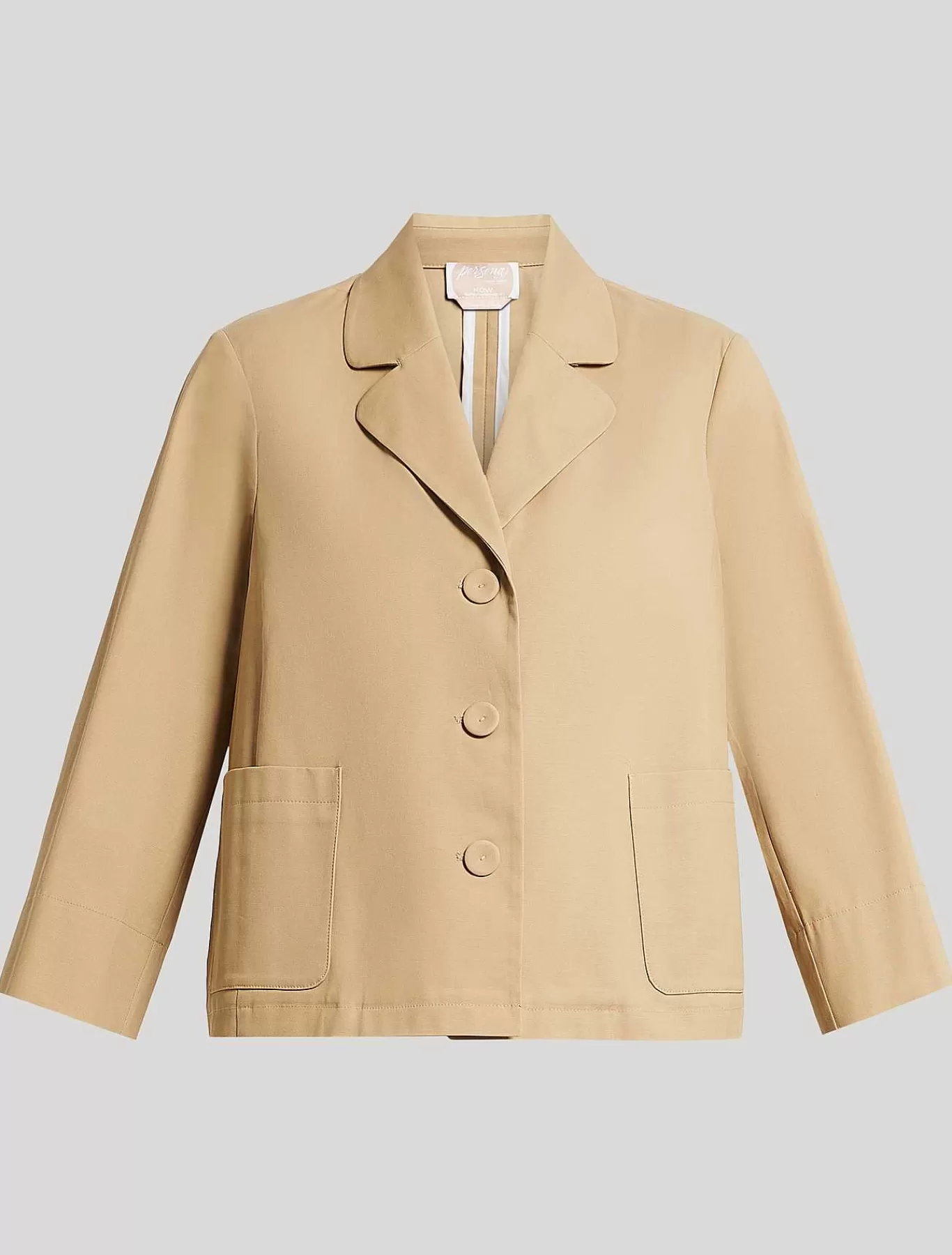 New Veste En Gabardine De Coton Femmes Veste Et Blazers