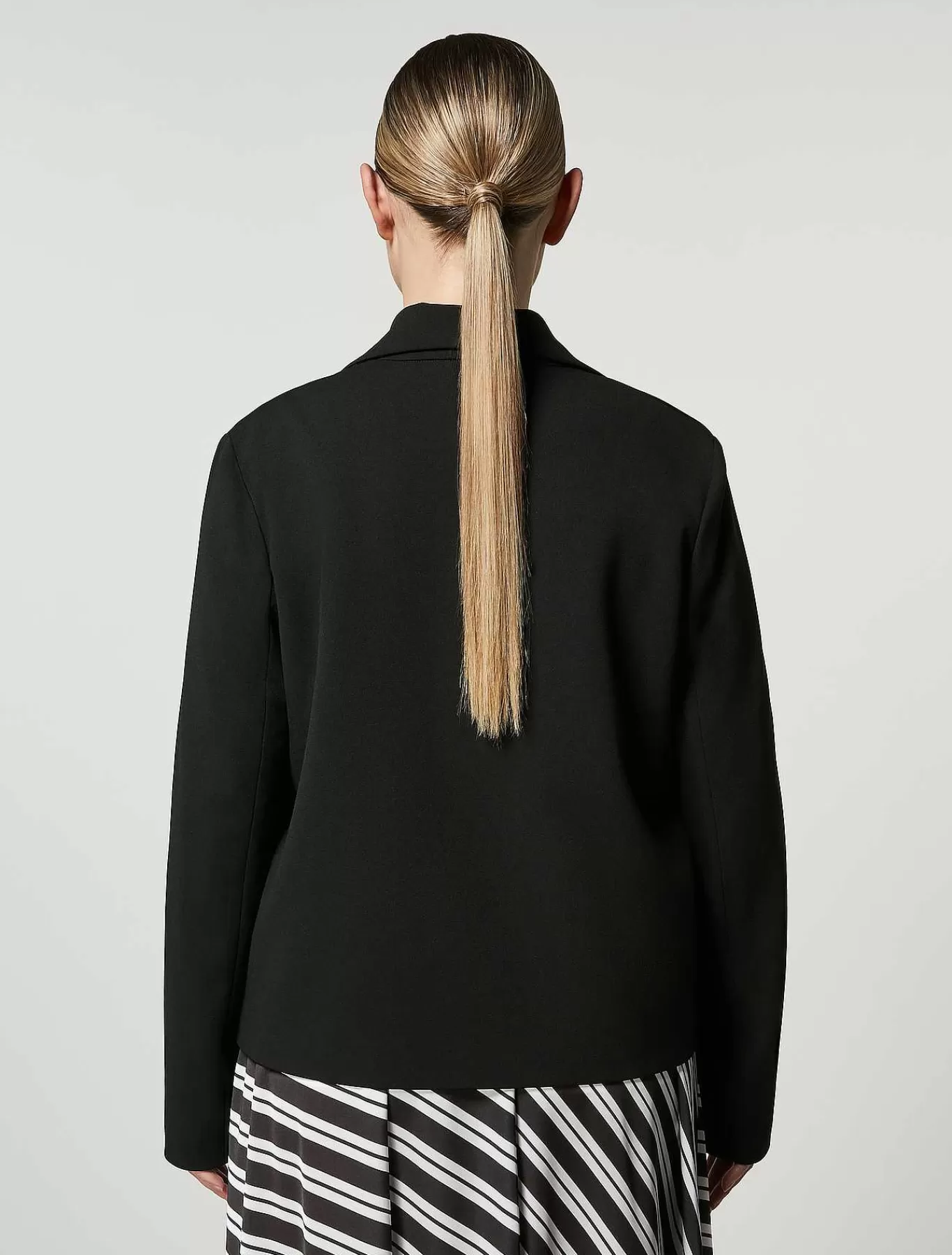 Best Veste En Jersey De Plongee Coupe Boxy Femmes Veste Et Blazers
