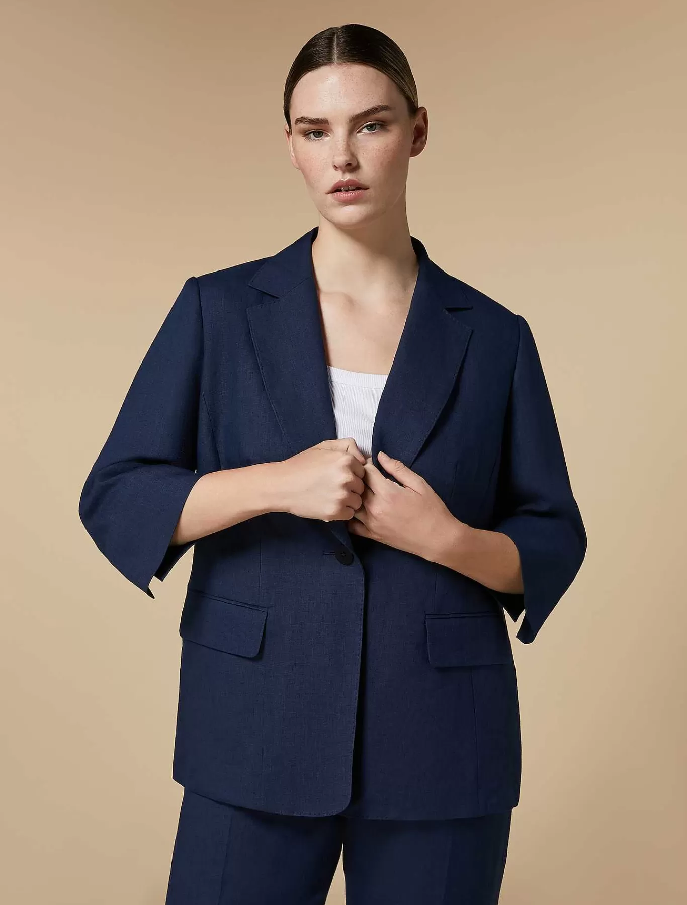 Store Veste En Lin Femmes Essentiel