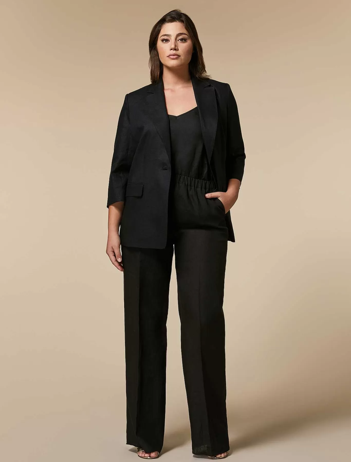 Best Sale Veste En Lin Femmes Essentiel
