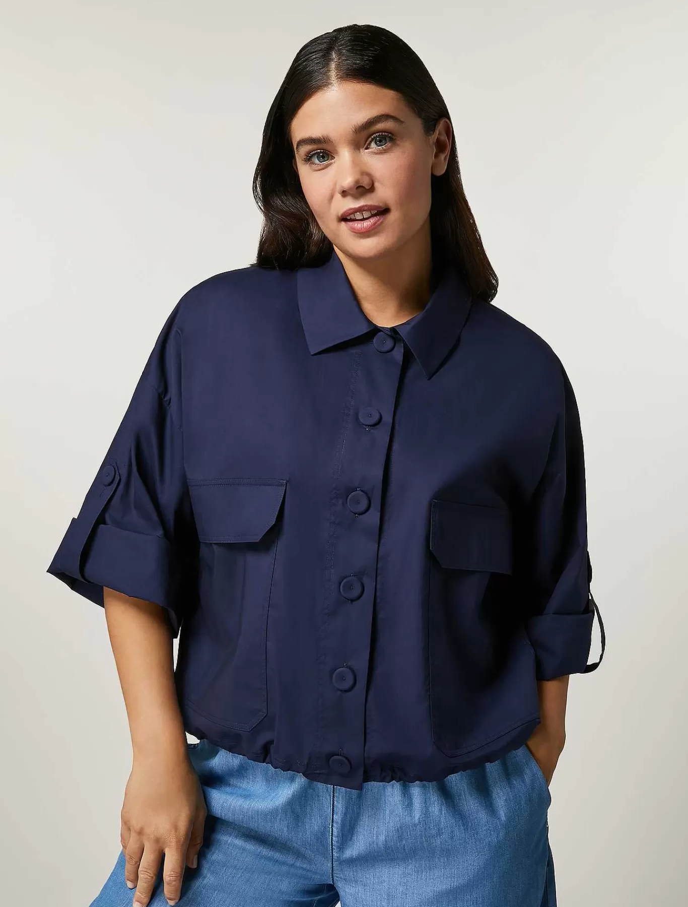 Best Veste En Popeline De Coton Femmes Veste Et Blazers
