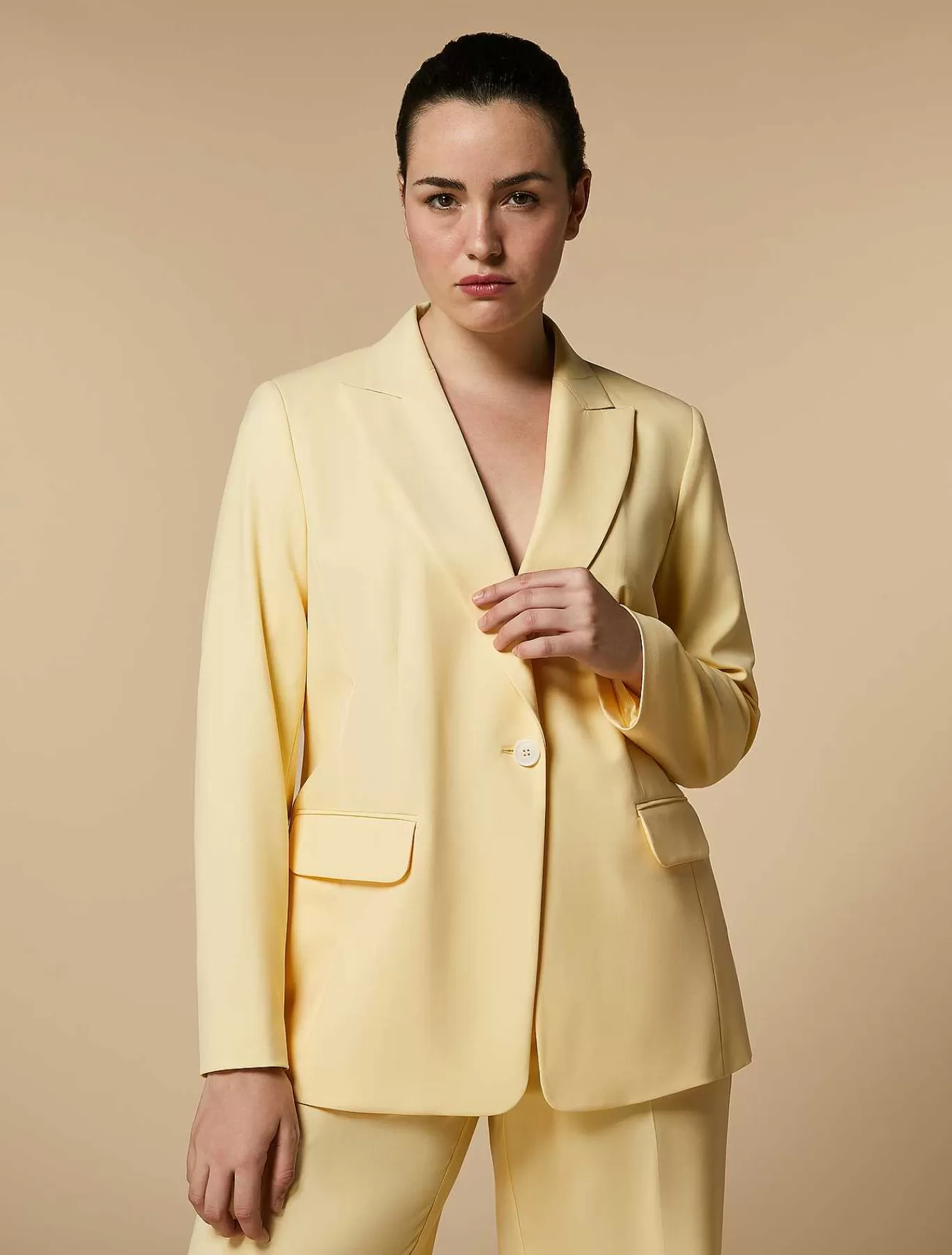 Fashion Veste En Toile Extensible Femmes Veste Et Blazers
