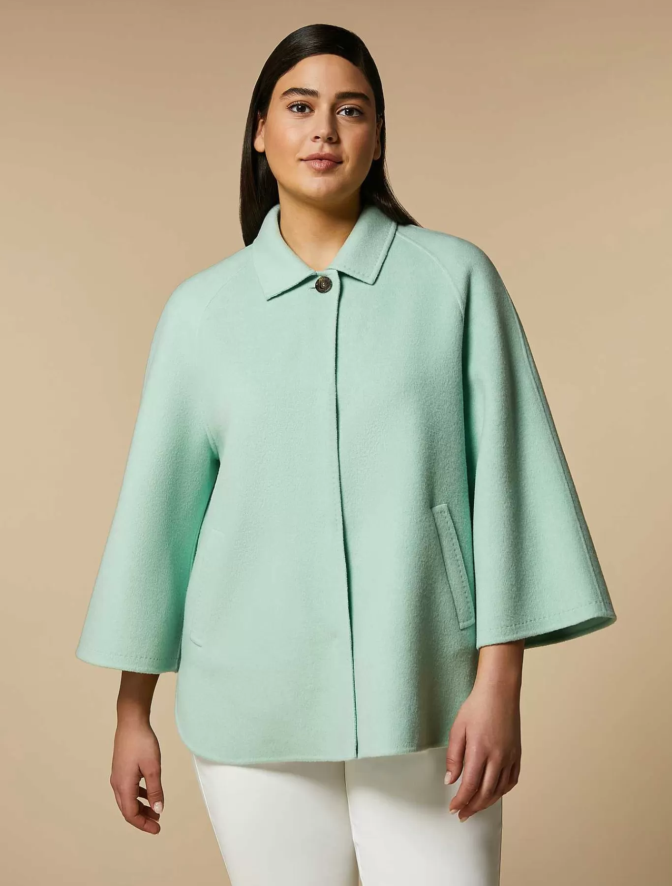 Cheap Veste Epaisse Double Face En Laine Et Cachemire Femmes Essentiel